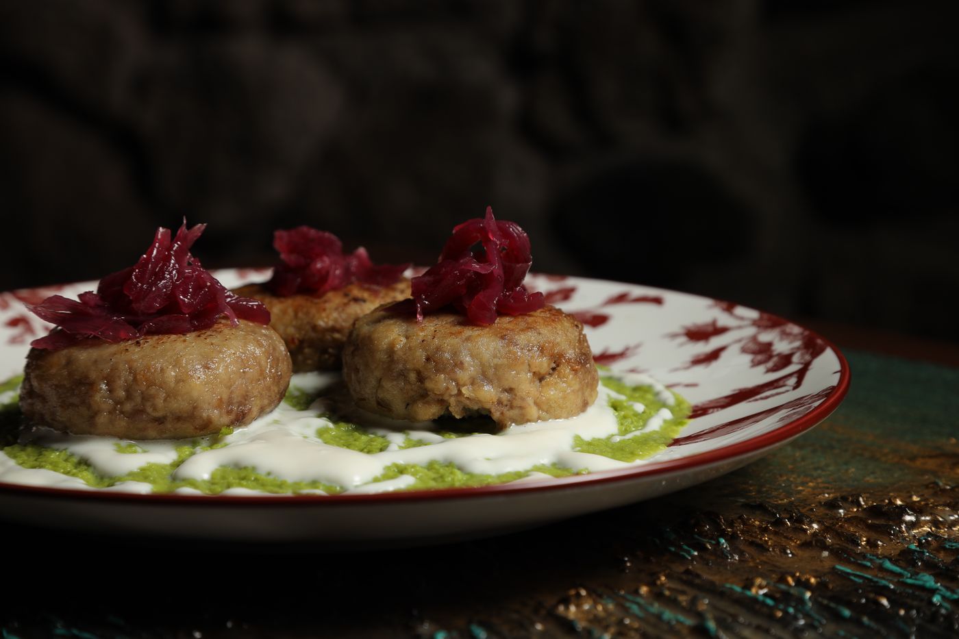 Polpette RAW con crema di piselli — RAW 125